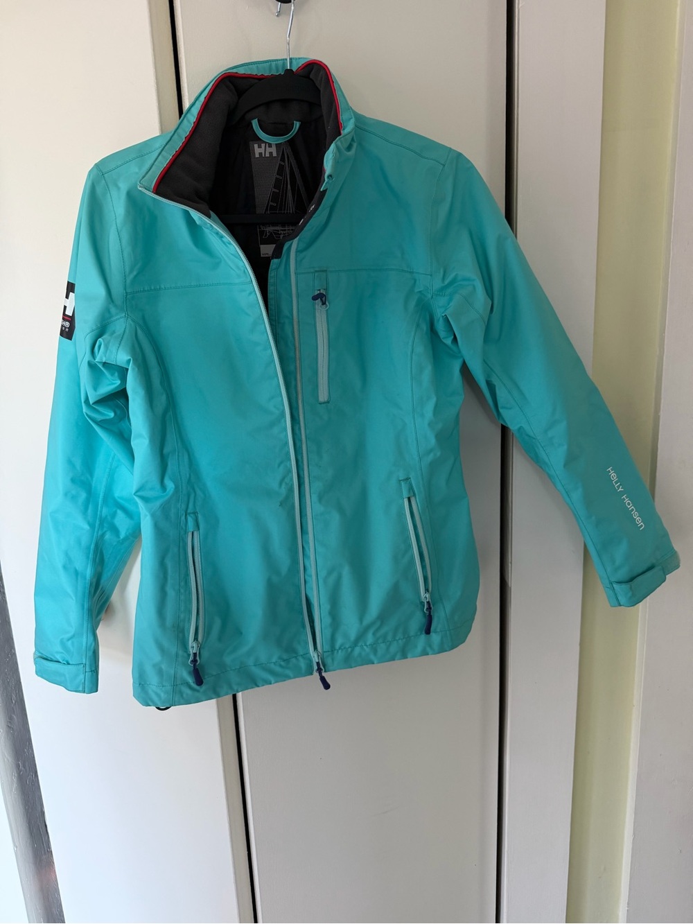 Helly Hansen Turquoise and Black Outdoor Jacket
